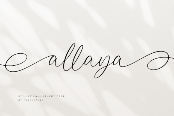 Allaya: The Elegant Handwritten Typeface for Modern Brand Identity