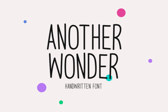 Another Wonder: The Handwritten Typeface for Calm Editorial Design