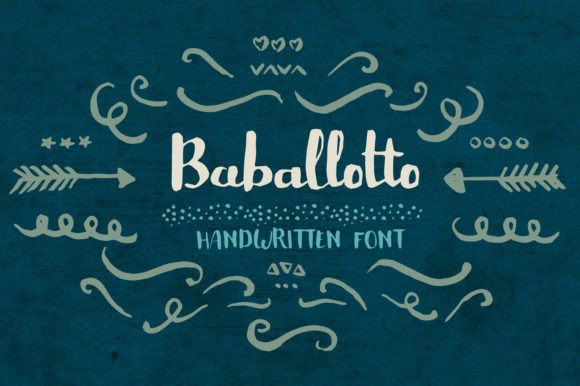 Baballotto: The Handwritten Script Font for Modern Web Design