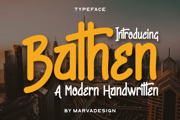 Bathen: The Handwritten Typeface That Brings Warmth to Brand Identity