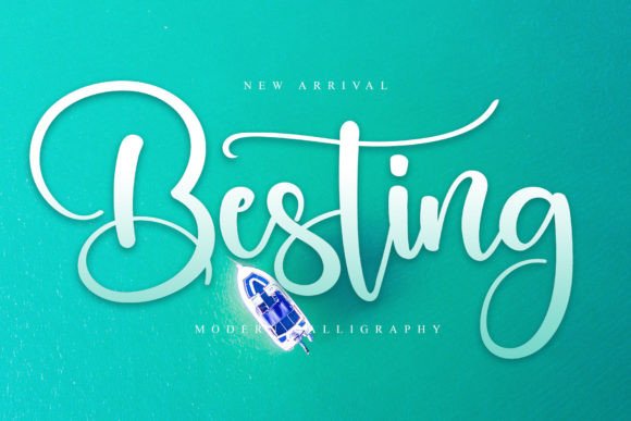 Besting: A Handwritten Typeface That Elevates Campaign Visuals