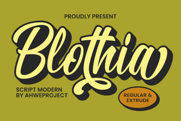Blothia: The Brush Script Font That Elevates Small Business Branding
