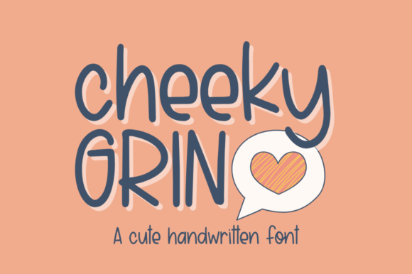 Cheeky Grin: A Playful Handwritten Typeface for Modern Branding
