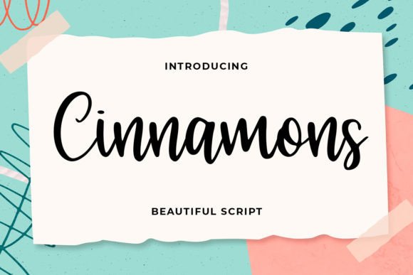 Cinnamons: A Handwritten Typeface for Modern Editorial Design