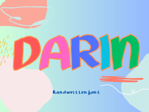 Darin Typeface: The Handwritten Font That Brings Your Crafts to Life