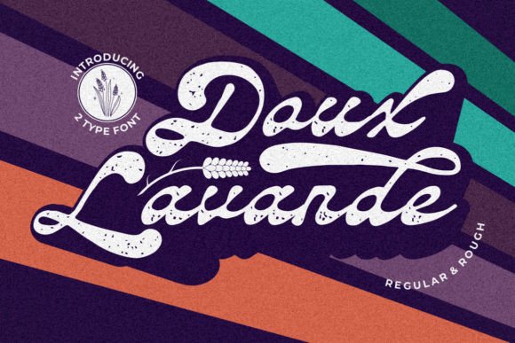 Daux Lavande: The Vintage Script Typeface for Editorial Design