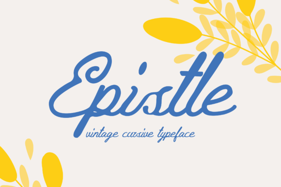 Epistle: The Handwritten Typeface for Modern Editorial Design