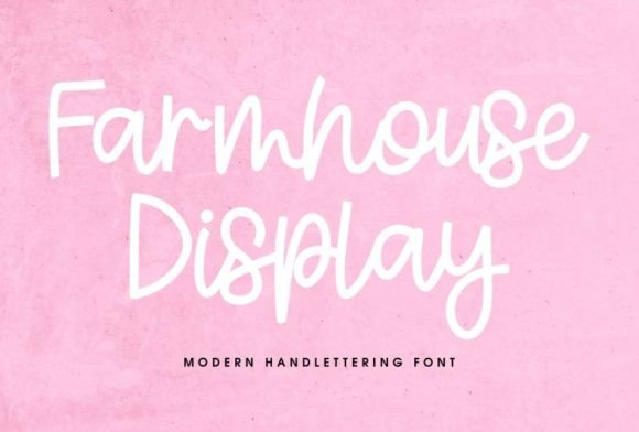 Farmhouse Display: A Timeless Typeface for Editorial Projects