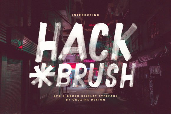 Hack: The Bold Script Amp Typeface for High-Energy Campaigns