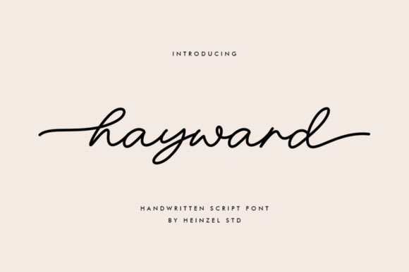 Hayward: The Elegant Script Typeface for Modern Editorial Design