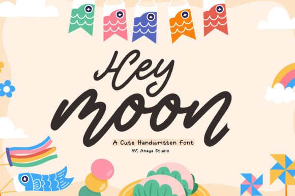 Hey Moon Typeface: A Sweet Script for Elegant Brand Identity