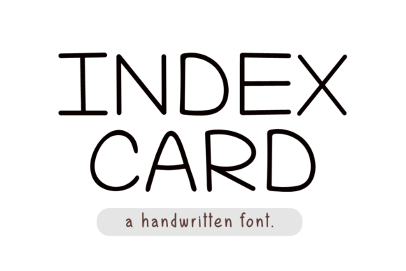 Index Card: The Handwritten Font for Authentic Web Design