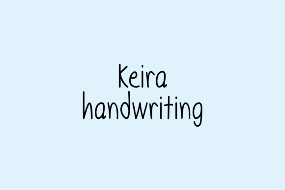 Keira: The Quirky Handwritten Typeface for Creative Crafters
