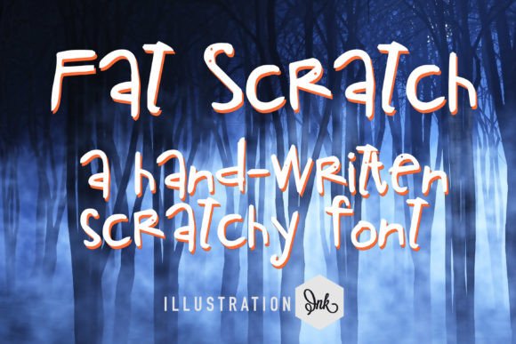 Ldj Fat Scratch: The Quirky Handwritten Typeface for Creative Crafters