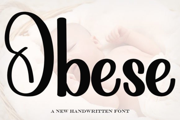 Obese: The Elegant Handwritten Font for Authentic Branding