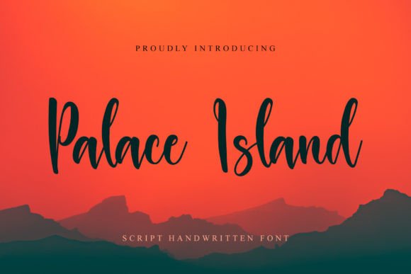 Palace Island: The Modern Handwritten Font for Handmade Brands