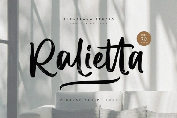 Ralietta: The Brush Script Typeface for Polished Small Business Branding