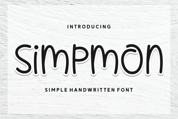 Simpmon: The Handwritten Typeface That Elevates Editorial Design
