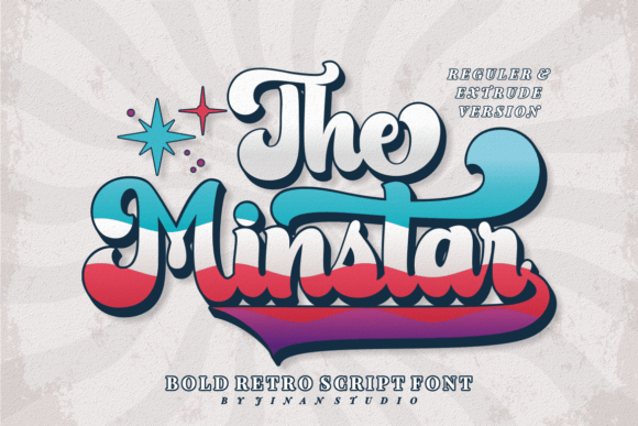The Minstar: A Bold Script Font for Authentic Brand Identity