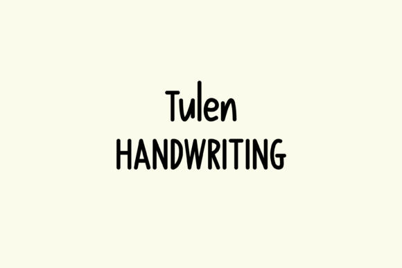Tulen: The Handwritten Typeface That Transforms Your Brand Identity