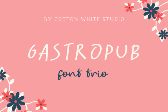 Upgrade Your Brand Identity with the Gastropub Trio Typeface