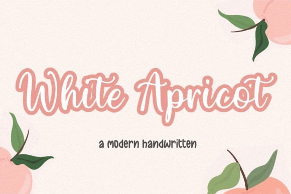 White Apricot: A Handwritten Typeface for Editorial Design