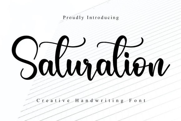 Why Saturation Is the Perfect Script Font for Modern Web Design